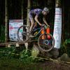 Über Stock und Stein: Kräftezehrende Aufstiege und rasante Abfahrten sind auf der Mountainbike-Strecke in Obergessertshausen bei Aichen Programm. 