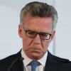 Bundesinnenminister Thomas de Maiziere Mitte Juni bei der Innenministerkonferenz in Dresden. Nach Ansicht des Ministers muss für die Ehe für alle das Grundgesetz geändert werden.