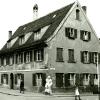 Der Steinerne Mann befand sich ursprünglich an der Hausecke Unterer Graben/Pulvergäßchen.