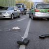 Der Unfallort in der Haunstetter Straße