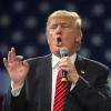 Der republikanische US-Präsidentschaftsbewerber Donald Trump spricht während einer Wahlkampverantsaltung in Tampa im US-Bundesstaat Florida.