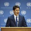 Kanadas Premierminister Justin Trudeau bei einer Pressekonferenz am Rande der 73. Generalversammlung der UN.