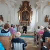 Der 16 Jahre alte Florian Wagner spielte beim Kapellentag 2022 in der Kapelle auf Gut Romenthal.