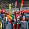 Die deutsche Skisprung-Mannschaft hatte in Südkorea einiges zu feiern. Vier Medaillen gab es für sie: ein Mal Gold und drei Mal Silber. Mark Dorfmüller (obere Reihe rechts) aus Ulm war mit dabei.