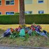 Eine 23-Jährige aus dem Kreis Heilbronn ist in Ingolstadt getötet worden. Zum Gedenken wurde zahlreiche Blumen niedergelegt.