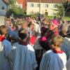 Bischof Konrad Zdarsa war in Mindelzell und weihte den neuen Kreuzweg ein.