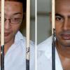 Die Australier Andrew Chan (L) and Myuran Sukumaran (R) sitzen in Indonesien wegen Drogenschmuggels hinter Gittern. 