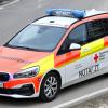 Bei einem Verkehrsunfall in Jettingen wurde eine Autofahrerin verletzt ins Krankenhaus gebracht.