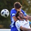 Illertissens Kapitän Moritz Nebel beim Kopfball im Spiel gegen den VfR Garching. Dem Sieg gegen Buchbach sollen weitere drei Punkte folgen. 	