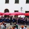 Auch Livemusik unter freiem Himmel so wie auf unserem Archivbild von der Stadtkapelle Aichach ist während der Bayerischen Landesausstellung geboten. 