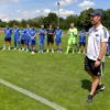 Mit so einem Kader kann man optimistisch in die Saison starten: Trainer Marco Konrad (rechts) hat 28 Spieler zur Verfügung, darunter eine starke japanische Fraktion. 	