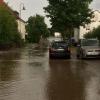Überschwemmungen richten stets große Schäden an. Diese Aufnahme entstand vor einem Jahr in Kutzenhausen als das Sturmtief „Wolf“ wütete