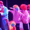 Dass Lustigsein gar nicht so leicht ist, das lernten die Clowns beim Mitmachzirkus an der Grund- und Mittelschule Merching im Zirkus Baldini.