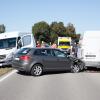 Bei diesem Unfall in der Nähe von Hausen ist eine Frau verletzt worden.