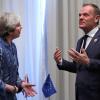 Alles nur noch eine Terminfrage? Die britische Premierministerin Theresa May und EU-Ratspräsident Donald Tusk. Wann Großbritannien aus der EU austritt, bleibt ungewiss.