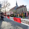 Die Polizei sperrte den Tatort in Münster nach der Todesfahrt ab. Mittlerweile ist viel über Jens R. bekannt.