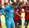 Marwin Hitz konnte beim Spiel zwischen dem FC Augsburg und Freiburg bei zwei Treffern nichts ausrichten.