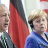 "Wir haben vieles, was uns eint". Bundeskanzlerin Merkel und Präsident Erdogan in Berlin.