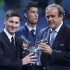 Lionel Messi wurde zum dritten Mal zu Europas Fußballer des Jahres gekürt.