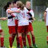 So freuen sich nur Tabellenführer: Die Frauen des FC Donauwörth schlugen auch Glött mit 3:1 und grüßen vom Platz an der Sonne in der Bezirksliga. 
