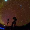 Das ist der Sternenhimmel über Streitheim in der Nacht des 1. Januar 2015. Ob sie aber am echten Himmel so gut zu sehen sein wird, wie das im Planetarium möglich ist, hängt noch von der Bewölkung ab. Der Projektor kann 3000 Sterne und Planeten darstellen.