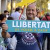 "Freiheit": Protest in Barcelona.