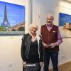 Sound of Colors Altstadtsaal: Bilder-Ausstellung von Christa Bühler und Ludwig Herold, das Bild links ist von Herold, rechts von Bühler.