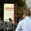 Die Osram-Mitarbeiter erfuhren gestern in Augsburg, wie viele Stellen wegfallen sollen.  
