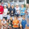 Die Sieger und Zweitplatzierten beim Tennis-Master-Jugend-Cup, der beim TC Illertissen stattfand und großen Anklang fand. 