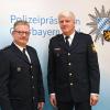 Polizeipräsident Günther Gietl (rechts) begrüßte den neuen Leiter der Polizeiinspektion Eichstätt, Stephan Ertl.