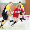 Die Red Hocks Kaufering (Mitte Maximilian Falkenberger) etablierten nicht nur die Sportart Floorball – früher Unihockey – im Landkreis, die U19-Mannschaft kann auch schon viele Erfolge vorweisen.