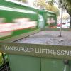 Die Habichtstraße in Hamburg gehört mit hohen  Stickstoffdioxidwerten zu den dreckigsten Orten Deutschlands.