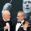 Der Filmregisseur und sein bevorzugter Komponist: Steven Spielberg (rechts) und John Williams.