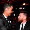 Ronaldo (links) hat bei der Weltfußballer-Wahl 2017 die Nase gegenüber Messi vorn.