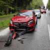 Auffahrunfall bei Stauumgehung: Auf der Umgehung eines Staus auf der A96 kam es zwischen Mindelheim und Kirchdorf zu einem Unfall und damit zu einem weiteren Stau.
