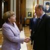 Angela Merkel mahnte im Gespräch mit dem türkischen Staatspräsidenten Erdogan die Einhaltung von Freiheitsrechten an.