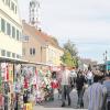 Der Dinkelscherber Herbstmarkt 2010 fand noch in der Marktstraße statt – zum letzten Mal. 