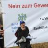 Auch bei einer Kundgebung des Bund Naturschutz in Bayern wurde schon gegen den Gewerbepark gesprochen.