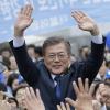 Gewonnen hat er noch nicht, aber Moon Jae In hat beste Chancen, am kommenden Dienstag nächster Präsident Südkoreas zu werden. 	 	