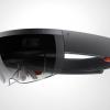 Die von Microsoft entwickelte Computer-Brille «HoloLens», die virtuelle Welten in eine reale Umgebung einblenden können soll.