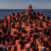Vor Libyens Küste kam es am Donnerstag, 35. Juli 2019, erneut zu einer Katastrophe: Ein Holzboot mit 250 Menschen kenterte, Augenzeugen berichten von „mindestens“ 70 Leichen im Wasser. 110 Menschen würden vermisst, hieß es später. Die EU hat noch immer keine Lösung gefunden für die humanitäre Krise auf dem Mittelmeer. (Symbolfoto, Archiv)