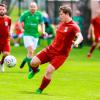 Siegtreffer in der Nachspielzeit: Max Fieber erzielte in der 94. Minute das 1:0 für den SV Klingsmoos beim TSV Pöttmes. Foto: Daniel Worsch 