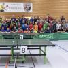 Volle Hütte in der Biberbacher Halle. Über 60 Teams kämpften beim Biber-Cup in vier Leistungsklassen um die Titel. 	