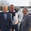 Der Vorstand des TC Kissing: (von links) Hans Bley, Harald Rinderhagen und Wolfgang Nebauer. 	