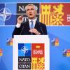 Nato-Generalsekretär Jens Stoltenberg spricht zum Abschluss des Nato-Gipfels in Madrid zur Presse.