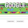 Das Google Doodle heute macht auf die  Special Olympics World Games 2015 aufmerksam.