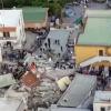 Eingestürzte und beschädigte Gebäude in Casamicciola auf Ischia.