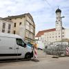 Das ist der momentane Stand der Bauarbeiten am Staatstheater und Bahnhof.