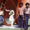 The Jacksons im Jahr 1978 mit (von links) Michael, Marlon, Randy, Jackie und Tito Jackson. 	