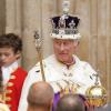 Großbritanniens König Charles III. nach der Krönungszeremonie. 